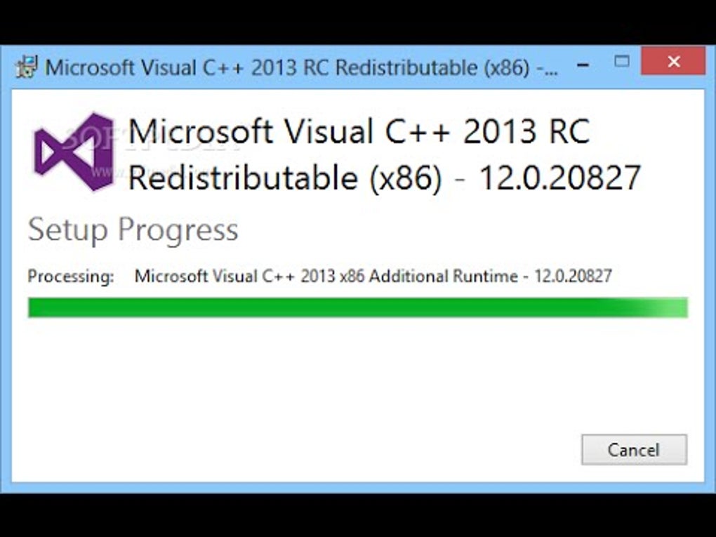 Visual C++ Redistributable Packages for Visual Studio 2013